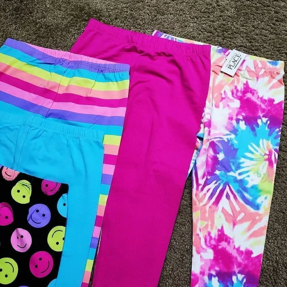 The Children's Place Girls 5 Pack Leggings -A